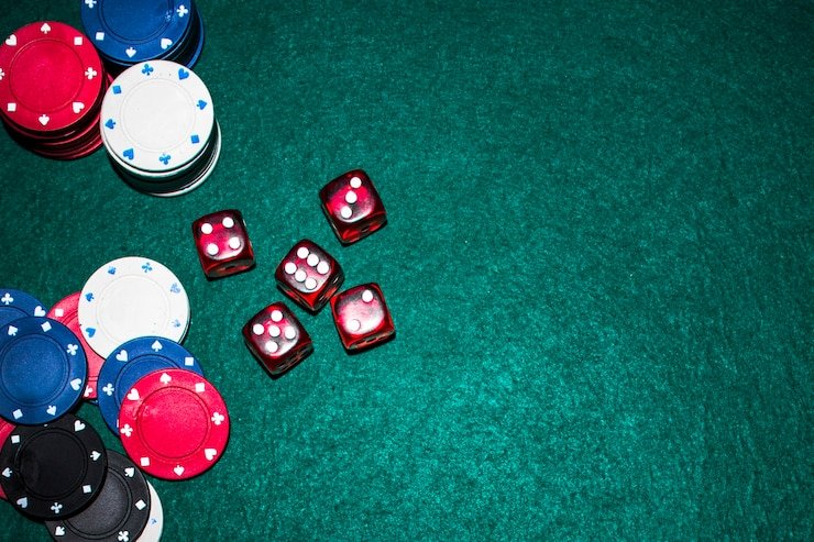 Live casino table with multiple-camera view